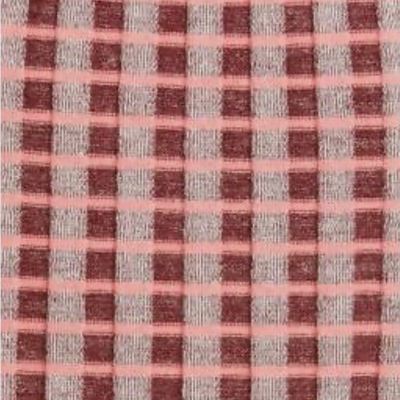 KATE SPADE Dress Plaid Faux Wrap Knit Dress Above Knee V Neck - Picture 6 of 11